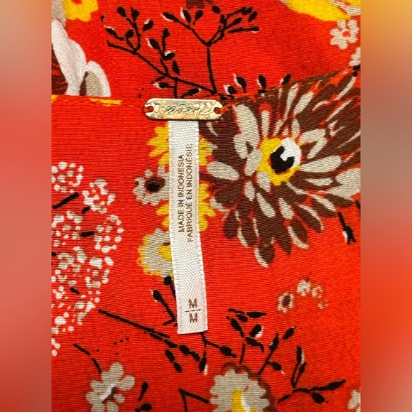 Free People Medium Jess Wrap Dress in Red - Picture 4 of 4